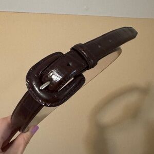 Vintage Etienne Aigner Cowhide Leather Belt